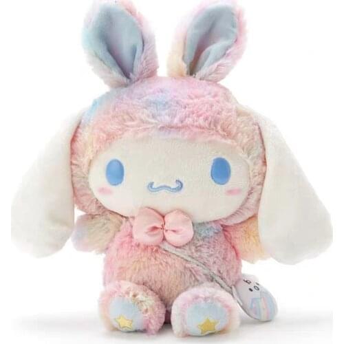 Cute 24cm Cinnamorol Melodl Plush Toys Stuffed Animal Soft Doll Kids Birthday Gift Cartoon Anime