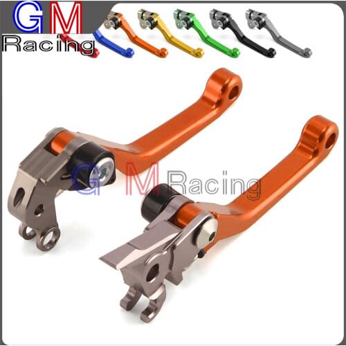 Motorcycle CNC Pivot Foldable Brake Clutch Levers For KTM SX EXC XC XCF XCW SXF EXCF SIX DAYS 125 250 300 400 450 525 2005-2008