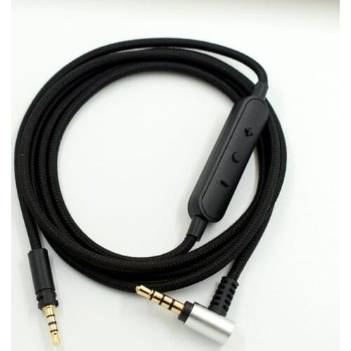 Replacement Audio Cable for Sennheiser momentum Headphones Angled Plug Compatible Devices Microphone Volume Control 23JunT5
