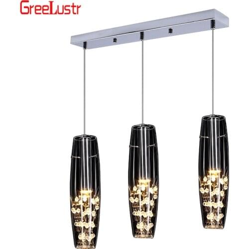 Led Pendant Lights Modern Design Glass Nordic Hanging Lamps Fixtures Home Lustre Pendenteu Luminaire Room Decoration Ac110-260V