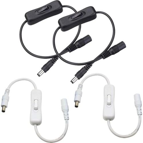 24V 12V DC Extension Cable 5.5mm*2.1mm Male Female Power Cord Cable Extend Wire For LED Power Adapter CCTV Camera