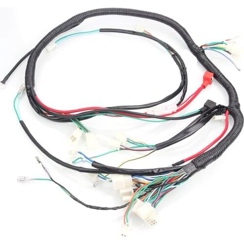 1 Set Motorcycle Assembly line whole vehicle line bus bundle For European standard GY6 engine ATV Scooter Moped Dirt Bike Quad