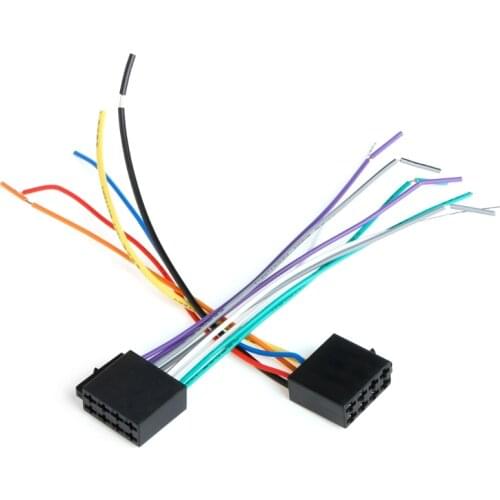 1 SET Universal Female ISO Wiring Harness Car Radio Adaptor Connector Wire Plug Kit Hot