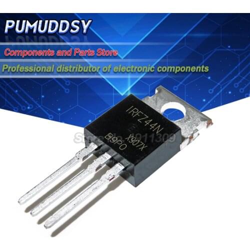 10PCS IRFZ44N IRFZ44 Triode MOSFET 49A 55V Transistor TO-220 New IC