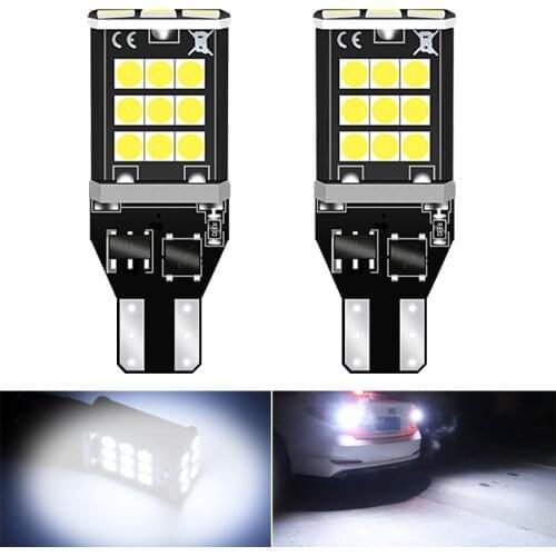 2x T15 W16W LED Reverse Light Bulb 921 912 Canbus 24SMD White Car Backup Parking Lamp 12V For Kia Rio 5 Sedona Sorento Sportage
