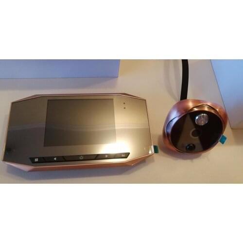 3.5 LCD Digital Video 4X Zoom 120 Wide angle Auto Door Viewer eye Doorbell Camera Peephole Motion Detection Night vision