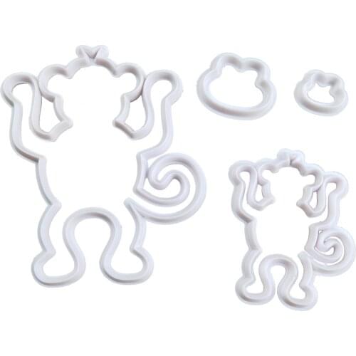 3D Monkey Baking Mold DIY Birthday Party Animal Mould Chocolate Candy Fondant Kitchen Bread Cake Decorating Tools Embossing