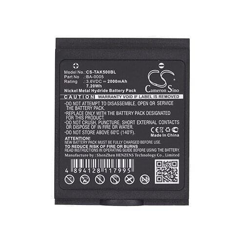 Cameron Sino 2000mAh Battery BA-0005 for Teletec AK5