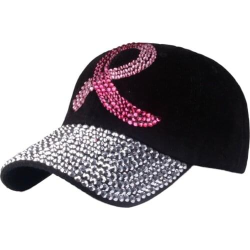 Doitbest Autumn Couples baseball caps mom dad hat for women men Rhinestone ribbon sports snapback cap summer gorras hombre