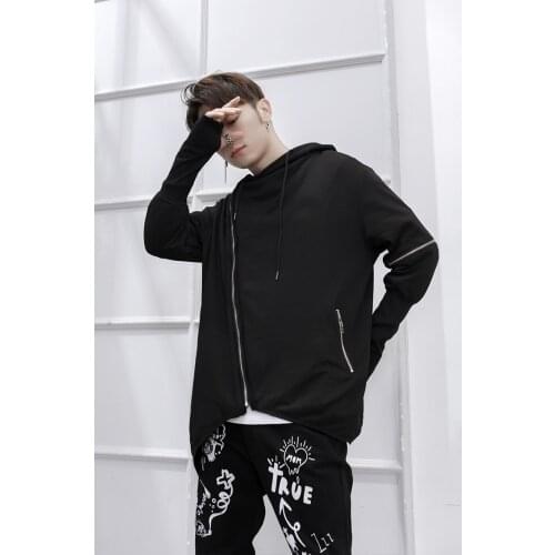 Long dark cape coat Gothic Style Mens high street student assassin creed big hat Cape fashion spring and summer