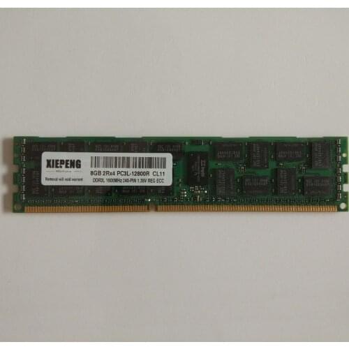 ForIBM X3755 X3690 X3850 X3950 X5 DX340 DX360 DX3650 M2 M3 Server RAM 8GB 2Rx4 PC3L-12800R 16G DDR3 1600MHz ECC Registered Memor