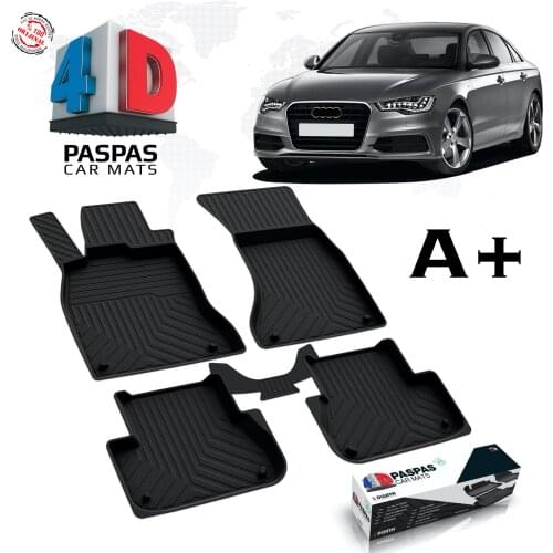 FOR Audi A6 MODEL CAR RUBBER BLACK ANTI-SLIP SOLES INTERNAL HARDWARE MOP LUGGAGE CARPET UPHOLSTERY 2011 2012 2013 2014 2015 2016 2017 2018