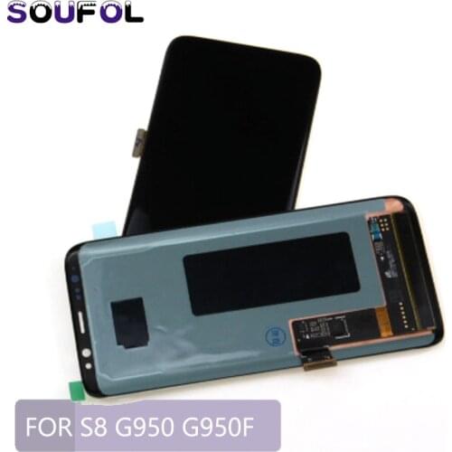 For Samsung galaxy S8 Lcd Display Touch Screen Digitizer Assembly For Samsung S8 G950 G950F G950U G950W lcd Touch Screen