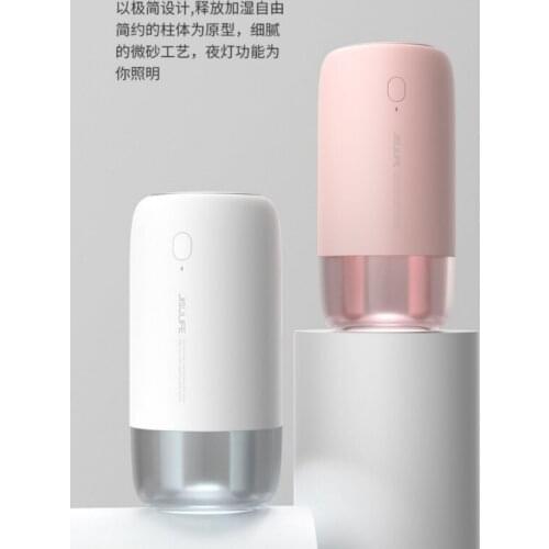 Long lasting super silent night minimalist design with light features dual power protection 500ml large capacity humidifier J06
