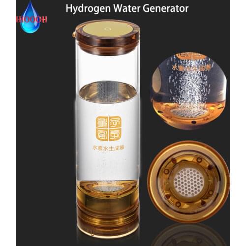 High Pure Hydrogen Generator Seperate H2 O2 Rechargeable Titanium Electrode Healthy Drinking Water Bottle Anti-Aging Product