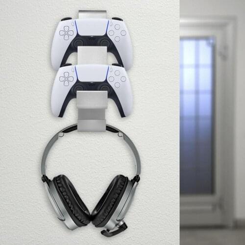 Game Controller Wall Mount Holder Headphones Hanger Stand For PS5 Universal Headphones Holder Drop Shipping/ Wholesale