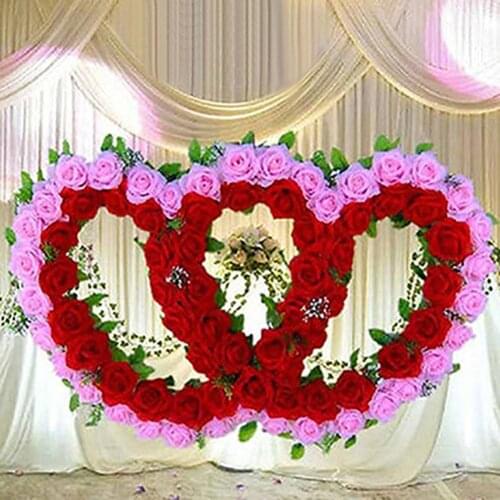 230cm Artificial Flower Rose Vine Hanging Garland Plants Vine Plastic Fake Foliage Flowers DIY Party Home Wedding Wall Decor