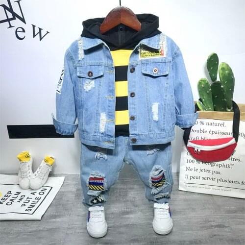 Spring and Autumn Baby Boy Clothing Set boys coat ,hoodie,pants 3pcs Kid Boy Set Children Boy Clothes set kids tracksuit