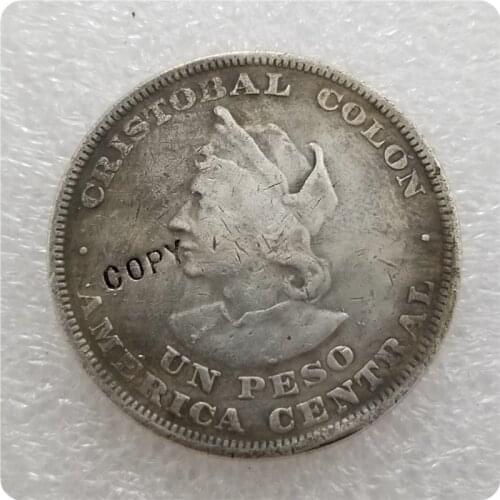 1896 EL SALVADOR 1 PESO(Colon) COPY commemorative coins-replica coins medal coins collectibles