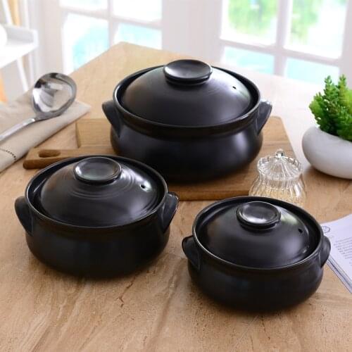 Korean casserole pottery soup pot stewed rice yellow rice stewed chicken rice heat resistant pot high temperature resistant