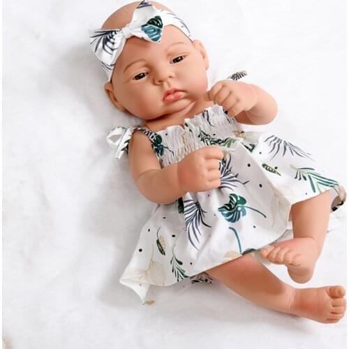Baby Reborn Dolls 40cm Soft Reborn Doll Toys Girl Full Body Silicone Doll Lifelike Waterproof Reborn Toy For Kids Christmas Gift