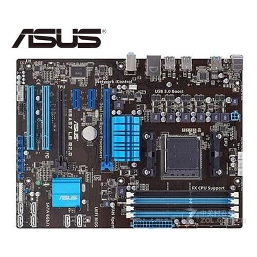 For ASUS M5A97 LE R2.0 Socket AM3+ DDR3 32GB USB2.0 USB3.0 SATA3 970 Desktop motherboard mainboard