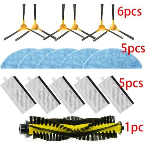 For Mamibot Exvac660 Robot Vacuum Cleaner accessory Replacement Kit Side brush + Filter + Mop + Roller Brush