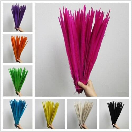 The New 50pcs/lot Lady Amherst Pheasant Tail Feathers 10-12 inch/25-30cm Craft Christmas Diy DIY Decoration Plumes