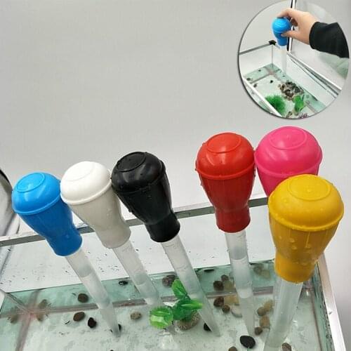 28/43CM 30/50ml pipette fish tank siphon pump water changer aquarium pipette BBQ Tool Supply tube aquarium clean tool