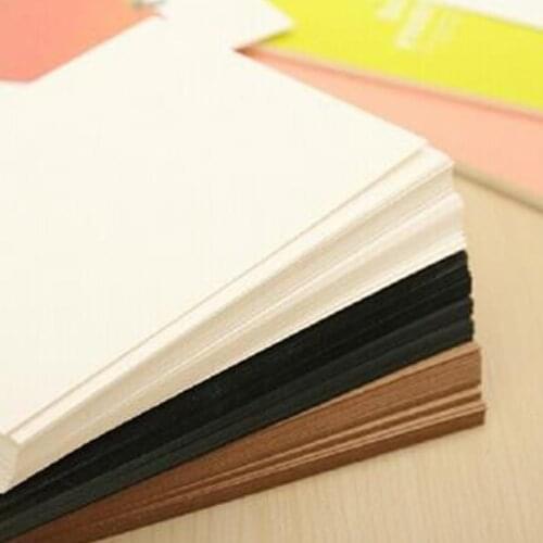20PCS Blank Greeting Card Kraft Paper Postcard Vintage Blank Postcards DIY Hand Painted Graffiti Message Card PAK55