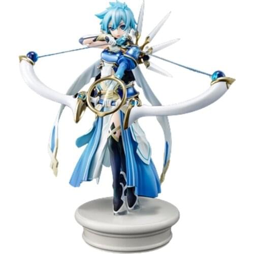 Pre-Sale Sword Art Online Sinon Sun God 25Cm Collections Pvc Model Ornament Anime Game Peripheral Toy Hand-Made Model Doll Toy