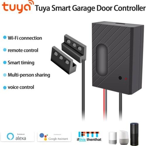 Tuya WiFi Smart Garage Door Switch Controller Digoo Life Wireless Remote Control Supports Alexa Google Home IFTTT Voice Control