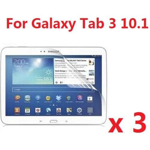 High Clear Full Body Front Screen Protector For Samsung Galaxy Tab 3 10.1 P5200 P5210 + Retail Package + 3PCS/Lot