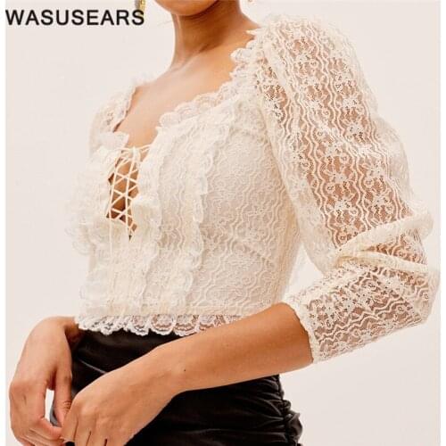 Wasusears Lace Blouses