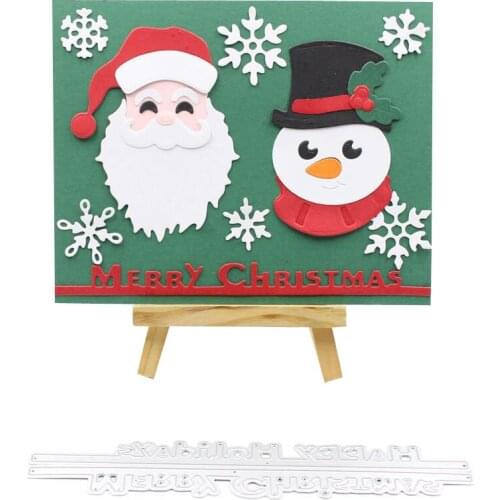 YPP CRAFT 2018 Merry Christmas Metal Cutting Dies Stencils for DIY Scrapbooking/photo album Decorative Embossing DIY Paper Cards