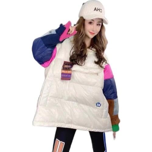 INS Womens down jacket new style womens bread jacket quilted jacket winter clothing tide thick super thick mid-length season