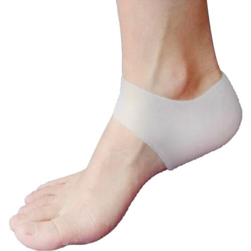 1PC New Soft Silicone Moisturizing Gel Heel Socks Anti-slip Maintenance Cracked Foot Protectors foot care health care