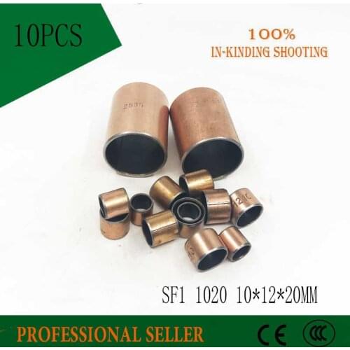 10Pcs SF1 SF-1 2210 2212 2215 2220 2225 2230 2235 2240 2245 2250 Self Lubricating Composite Bearing Bushing Sleeve 25mm