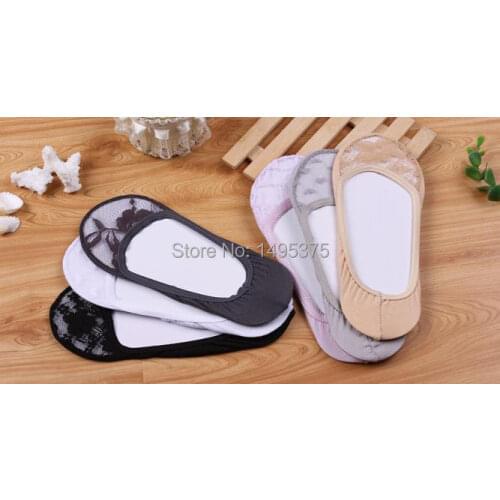 1500pairs/lot cheap women Lace slippers socks invisible lace socks lace summer socks