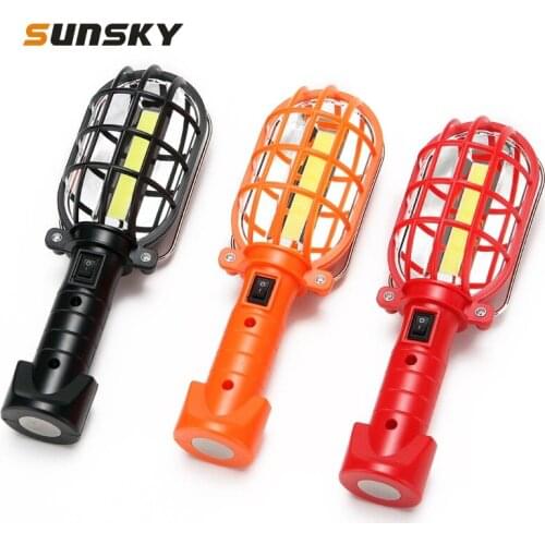 Car Check Light Work Maintenance Lamp COB Inspection Light Grid Outdoor Camping Lamp