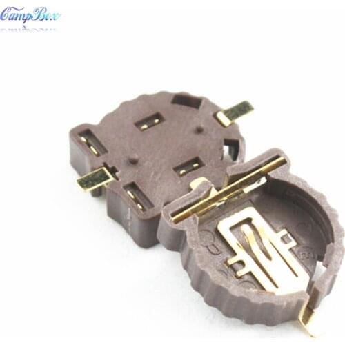 10Pcs SMD CR1220 Coin Button Cell Lithium Battery Case Holder Socket Junction Box