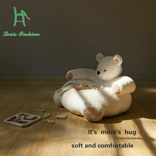 Louis fashion Childrens Sofas Small bear children sofa Animal Plush Doll home laziness cushion holiday gifts