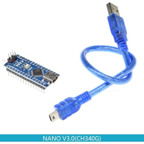 NANO V3.0 Development Board ATmega328P CH340 CH340G For Arduino NANO 3.0 controller mega328p with cable