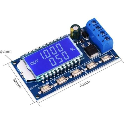 PWM Controller Module Signal Pulse Generator Adjustable LED Dimming Speed Regulation Stepping Motor Delay Cycle