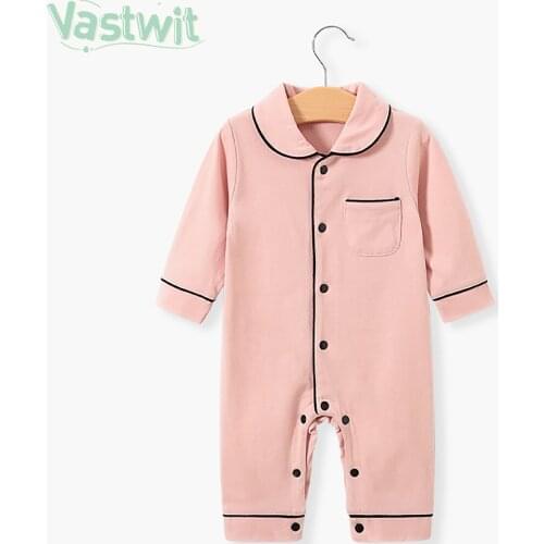 Autumn Infant Baby Boys Clothing Long Sleeve Pajamas Rompers Cotton 100% Casual Sleepwear Toddler Newborn Clothes Robes 0-18M