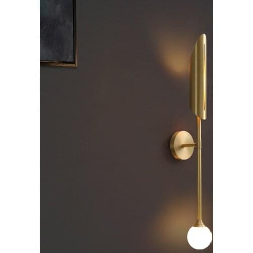 Simple Luxury American Wall Lamp Postmodern Living Room Bedroom Background Wall Decor Sconce Corridor Aisle Bedside Hotel Light