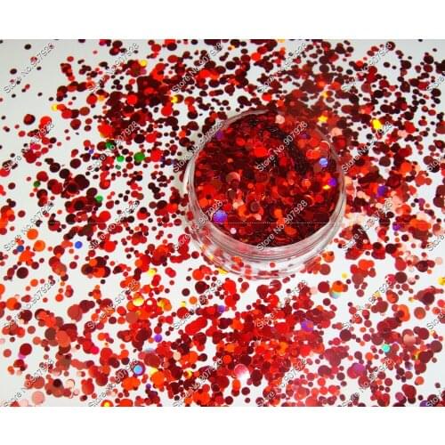 RMX-0300 Mix Round nail art Glitter Dot Paillette nail design powder for nail gel polish,make up,decoration