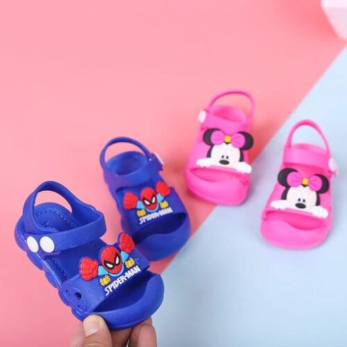 Baby Girls Walking Shoes Sandals Boys' Beach Soft Bottom Anti Slip Anti Kicking Childrens Summer Shoes for 0-3 YearsOldSandal