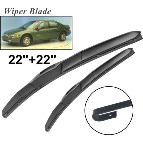 Okowiper RHD & LHD Front Wiper Blades For Chrysler Cirrus 1995 - 2000 Windshield Windscreen Front Window 22"+22"