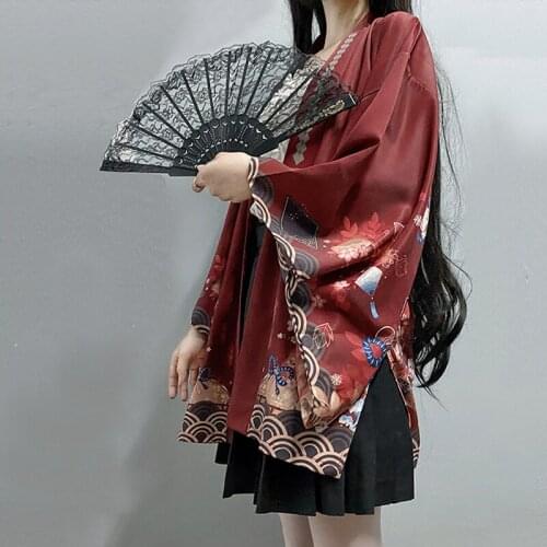Kimono Top Spring and Summer Sun Protection and Wind Feather Woven Japanese-style Jacket Loose Men and Women Cardigan Costume